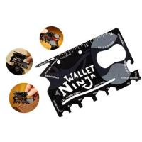 ราคา Alithai 18 in 1 Wallet Ninja การ์ดเครื่องมืออเนกประสงค์ (28428414929)