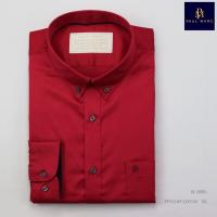 ราคา PAUL MARC เสื้อเชิ้ตแขนยาว สีแดง slim fit ผ้าcotton spandex นุ่มยืดหยุ่น รีดง่าย ใส่สบาย PPH1AF1X01W (26570319072)