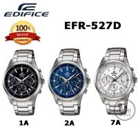 ราคา CASIO Edifice รุ่น EFR-527D มี 3 สี นาฬิกาผู้ชาย Chronograph ประกัน CMG 1ปี EFR527D EFR526 (1788344277)