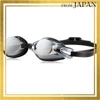 ราคา MIZUNO Junior Cushion Swim Goggles - Black/Silver Mirror & Clear/Blue MirrorDirect from Japan (27617409462)