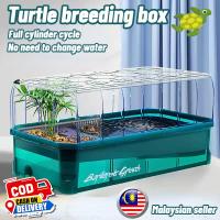 ราคา ใหม่2025!!!ถังเต่าทุ่มเทเพาะพันธุ์ถังนิเวศวิทยาวิลล่าเต่ากล่องเพาะพันธุ์สะเทินน้ําสะเทินบก水 มณฑลอาน鱼 (53101803855)