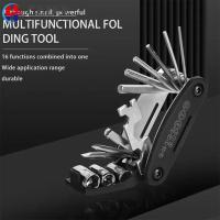 ราคา CHINK 1 ชิ้นประแจจักรยานถนน,แบบพกพา 16 ใน 1 MTB เครื่องมือ,ทนทานอัลเลนประแจเหล็กกระเป๋าเครื่องมือซ่อมจักรยานชุด (46103980627)