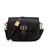 ราคา ขายล่วงหน้าในยุโรป DIOR/Dior classic BOBBY series กระเป๋าสะพายข้าง/กระเป๋าสะพายหนังลูกวัวลายเกรนสีดำขนาดกลาง (25368926602)
