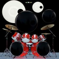 ราคา STARYSWAY EQ เหยียบ Patch Drumhead Kick Pad Kick Pad Protector สําหรับชิ้นส่วนกลอง Bass กลอง Patch (46054195997)