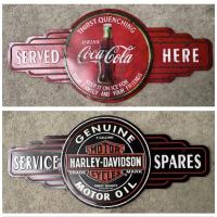 ราคา ป้ายสังกะสี ป้ายวินเทจ ขนาดใหญ่ ตกแต่งผนัง (10360300780)