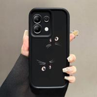 ราคา เคสสำหรับ Xiaomi POCO X6 5G Redmi Note 13 4G Note 13 5G Note 13 Pro 4G Note 13 Pro 5G เคสมือถือลายแมวสีดำ (28323167266)