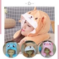 ราคา หมอนรองคอมีหมวกน่ารัก (6408418102)