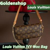 ราคา หลุยส์วิตตอง Louis Vuitton IVY Woc Bag กระเป๋าสตางค์สายโซ่กระเป๋าสะพาย LV จริง สินค้าขายร้อน (28118323062)