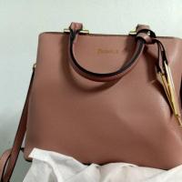 ราคา กระเป๋า shumiya มือสองสภาพดี สีชมพูนู้ด (5038902443)