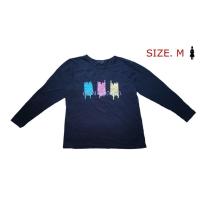 ราคา GIANNI VALENTINO เสื้อมือสอง เสื้อยืดหญิงแขนยาวใส่ลำลอง (21485875416)