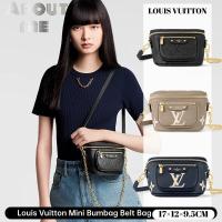 ราคา หลุยส์วิตตอง Louis Vuitton Mini Bumbag Belt Bag & M46917 Full Leather Women's Chain Belt Bag LV กระ (26571658294)