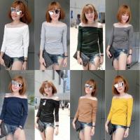 ราคา เสื้อปาดไหล่ ผ้าแมงโก้ (39538057)