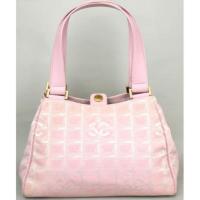 ราคา chanel travel line handbag nylon pink (7205493025)