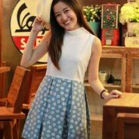 ราคา เดรสลายดอกเดซี่ + สีเขียว (101889567)