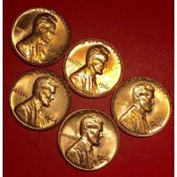 ราคา S01 - เหรียญ 1 เซนต์ ลินคอล์น ปี 1960-62, 64, 68 (7756587192)