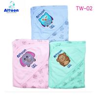 ราคา ATTOON ผ้าห่อตัวเด็ก ขนาด 30x30นิ้ว ผ้ายืดเนื้อนุ่ม TW02 (7907686704)