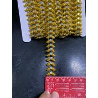 ราคา ยกพับ10หลา สังวาลย์ตกแต่ง สังวาลย์ชุดไทย เทปตกแต่งลายเลท เทปทองตกแต่ง แถบอินเดีย หน้ากว้าง1.5ซม (49353842200)