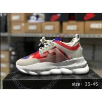 ราคา Versace/men 's Women 's Shoes รองเท ้ าผ ้ าใบสีทึบกันลื ่ นน ้ ําหนักเบาใหม ่ (22764836072)