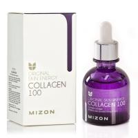 ราคา MIZON Collagen 100 Korean Ampoule with Concentrated Marine Collagen Elasticity Booster Serum Peptides Deep Hydration (1.01 fl. ออนซ์) (53753158596)