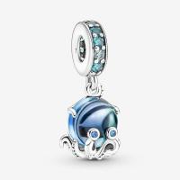 ราคา (ของแท้ พร้อมส่ง) Pandora Murano Glass Octopus Dangle แพนโดร่าติ้งปลาหมึก ของแท้ มือหนึ่งทุกชิ้น (28921439697)