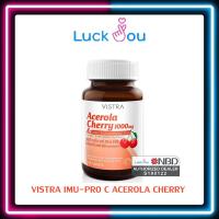 ราคา Vistra Acerola Cherry Vitamin C 1000 mg. วิสทร้า อะเซโรล่าเชอร์รี่ วิตามินซี 45/100/150 เม็ด (18509198052)