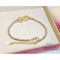 ราคา สร้อยข้อมือเงินแท้92.5% ร้อยปี่เซียะสีทอง สร้อยชุบ 3 กษัตริย์ ร้อยเม็ดเงินอิตาลี (เม็ดเงินงานอิตาลี) (4177194391)