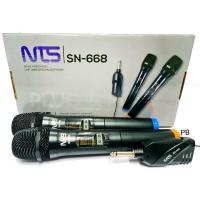 ราคา NTS รุ่น : SN 668 ไมโครโฟนไร้สาย ไมค์ถือคู่ คลื่นใหม่ UHF กสทช รับรอง รีซีฟเวอร์ตัวเล็ก ชาร์จได้ ไมค์ลอย สุดคุ้มเสียงดี (12138492237)