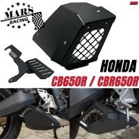 ราคา สําหรับ HONDA CB650R CBR650R 2024 2025 CB 650R CBR 650R 24-25 ป้องกันไอเสียตะแกรงรถจักรยานยนต์ ฝาครอบคลุมตกแต่ง ฝาครอบคลุมป้องกันการเผาไหม้ ฝาครอบคลุมท่อ ชุดโล่ความร้อน (57850926508)