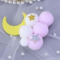 ราคา ก้อนเมฆสำหรับตกแต่งเค้กสีชมพูมีพระจันทร์ (18704797359)