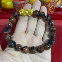 ราคา กำไลหินทรายเงินทรายทอง หินดูดเงินดูดทองขนาด 12 มิลปี่เซียะมูเรียบร้อยหินแท้นำเข้า (28782400081)