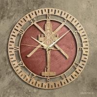 ราคา นาฬิกาแขวนไม้สไตล์ทหาร ออกแบบทันสมัย เพื่อการตกแต่งผนัง (50601009403)