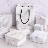 ราคา กล่องสร้อยคอลายหินอ่อนลามิเนตหลายขนาดกล่องเครื่องประดับแหวนสร้อยข้อมือเครื่องประดับบรรจุภัณฑ์ถุงสิริ (44803342115)