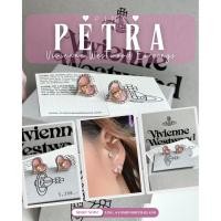 ราคา (มีโค้ดลด20% สูงสุด 2,000.-) พร้อมส่ง ต่างหู Vivienne Westwood รุ่น Petra earrings หัวใจสีชมพู (23584860949)