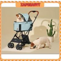 ราคา ibiyaya รถเข็นสัตว์เลี้ยง+คาร์ซีท จุ15กก. สีเขียวมินท์ FS2011 Travois (รถเข็นสุนัข รถเข็นหมา รถเข็นแมว) (16574448766)