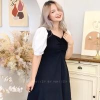 ราคา BLACK DRESS WITH BIG SIZE SLEEVES - MIA DRESS - IZYBYNHI (44703914949)