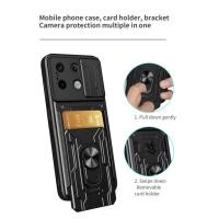 ราคา Xiaomi Redmi Note 13 Pro 5G - Poco X6 5G - CardX Flip Lens Card Ring Army Military Armor Case กันกระแทก (40172697187)