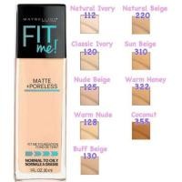 ราคา [ของแท้ พร้อมส่ง]Maybelline Fit Me Foundation (755863967)