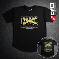 ราคา เสื้อยืดทรง Oversize แนวสตรีท แขนสั้น ชายโค้ง ลาย NYC สีดำ (6583799873)