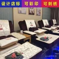 ราคา แต่งเล็บแผ่นเตียงสี่ชิ้นชุดสองชิ้นชุดล้างเท้าร้านเสื่อโซฟาผ้าขนหนูเท้าอาบน้ํากันลื่นเท้าบําบัดเก้าอี้นวดเท้าอาบน้ําพิมพ์ ทาทาคิว (57753323863)