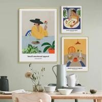 ราคา ขนาดเล็กสดสไตล์นอร์ดิกภาพวาดที่ทันสมัยเรียบง่ายซอกภาพวาดตกแต่งตัวละครห้องนอนวรรณกรรมภาพจิตรกรรมฝาผนังร้านอาหารการ์ตูน ซีดีบี (46353537965)