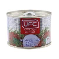 ราคา ยูเอฟซีเงาะในน้ำเชื่อม 170กรัม [8850025124210] UFC Rambutan in Syrup 170g. อาหารกระป๋อง Canned Food (46503375340)
