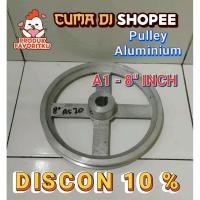 ราคา รอกอลูมิเนียม A1 8" INCH (Eight Dim) มีให้เลือกทุกขนาดรูเพลา (49951317630)