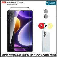 ราคา กระจกนิรภัย 3-in-1 Redmi Note 12 Turbo Package + กล้องเลนส์ Mondi Store (57052158411)
