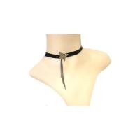 ราคา TANITTgems Vintage Butterfly Black Velvet short Necklace#1178 (453218809)