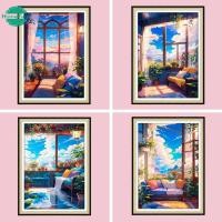 ราคา 【HF】ภาพวาดปักเพชร รูปวิวทิวทัศน์ 5D DIY สําหรับตกแต่งบ้าน (21491683810)