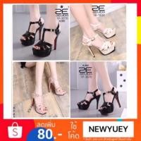 ราคา แบบใหม่ รองเท้าส้นสูง งานสไตล์แบรนด์ดัง (1511013949)