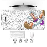 ราคา แผ่นรองเมาส์สําหรับเล่นเกม One Piece Luffy Gear 5 Sun God Nika Mousepad ขนาดใหญ่ปรับแต่งแผ่นรองเมาส์ขยายแผ่นรองโต๊ะ (53004079934)