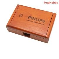 ราคา [มือ2] งานเก่าไทย กล่องไม้ขนาดเล็กสีน้ำตาล ของกำนัลจาก Philips Semiconductors (Thailand) (41571412330)
