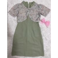 ราคา nuchy เดรสคุณครูมือสอง เดรสทำงาน (25940901638)