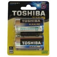 ราคา ถ่าน Toshiba D alkaline 1.5V แพค 2 ก้อน ของแท้ ของใหม่ (7792477486)